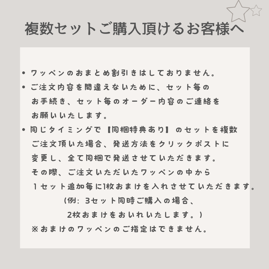 ＊白色生地＊シンプルなお名前ワッペン5枚セット【同梱特典あり】