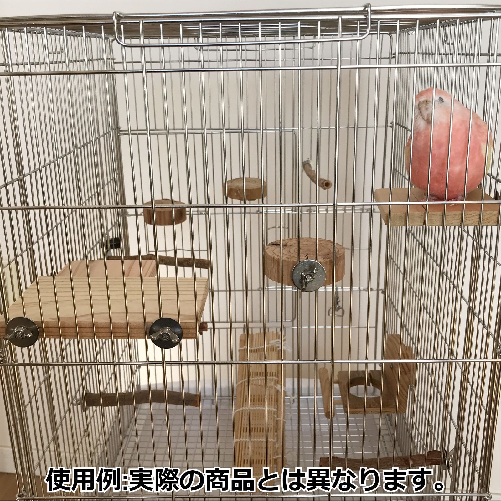 長方形止まり木 18×9センチ インコ・小動物用ステップ - メルカリ