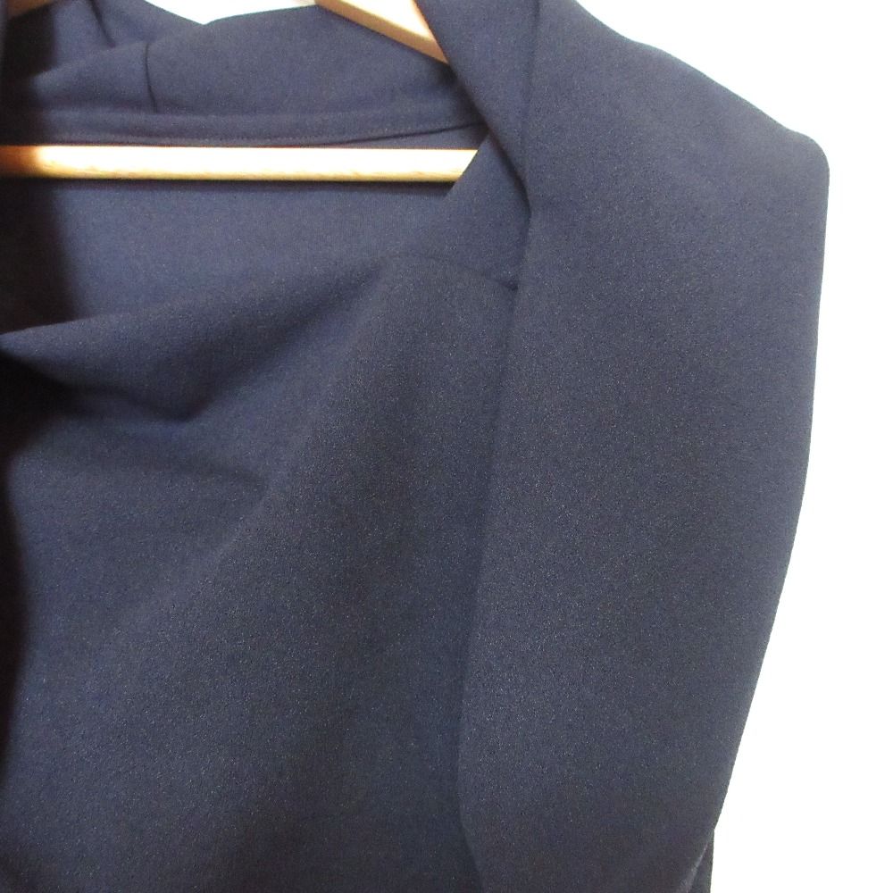 良品 25SS JENNE ジェンヌ ドラマティックアシンメトリーカットソー STY25SS-TP24 サイズS ネイビー  レディース 古着 中古 良品 25SS JENNE ジェンヌ ドラマティックアシンメトリー