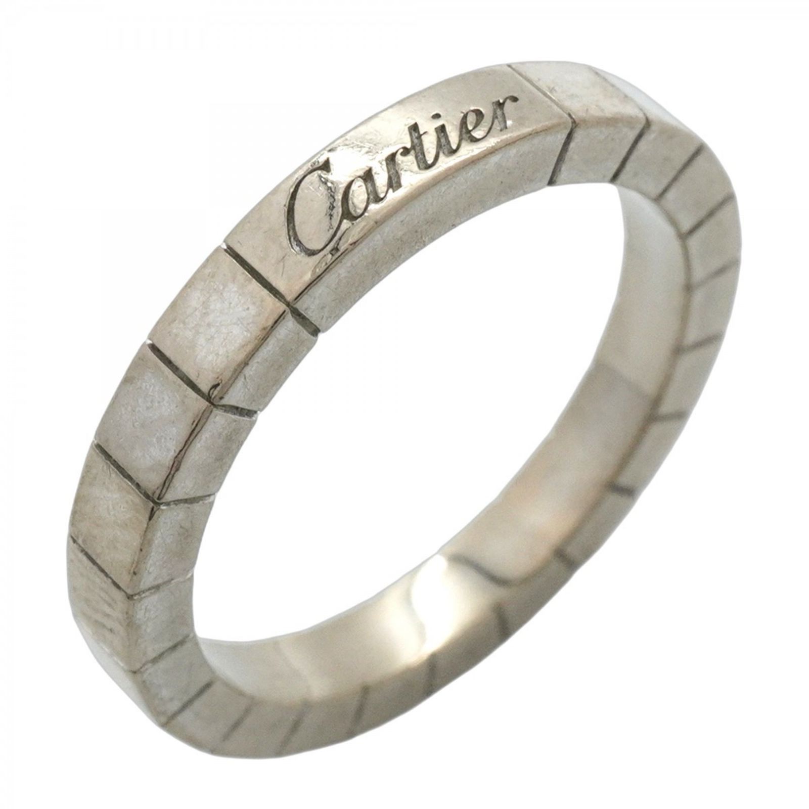 カルティエ Cartier カルティエ リング ラニエール 18KWG ホワイトゴールド ＃56レディース