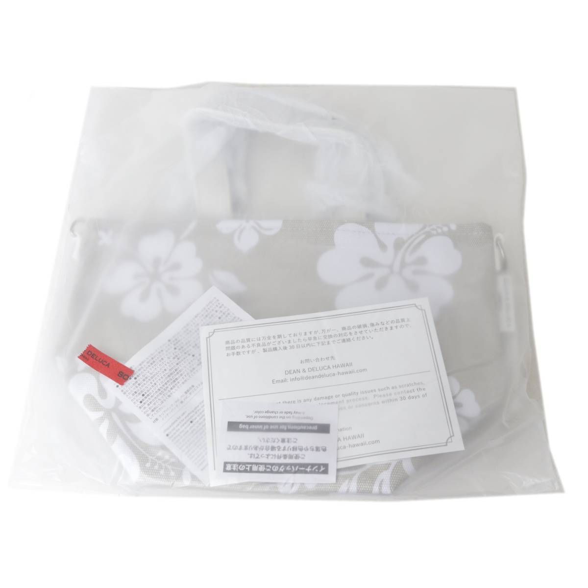 DEAN&DELUCA ディーン&デルーカ HIBISCUS 3 WAY TOTE BAG ミニトート 