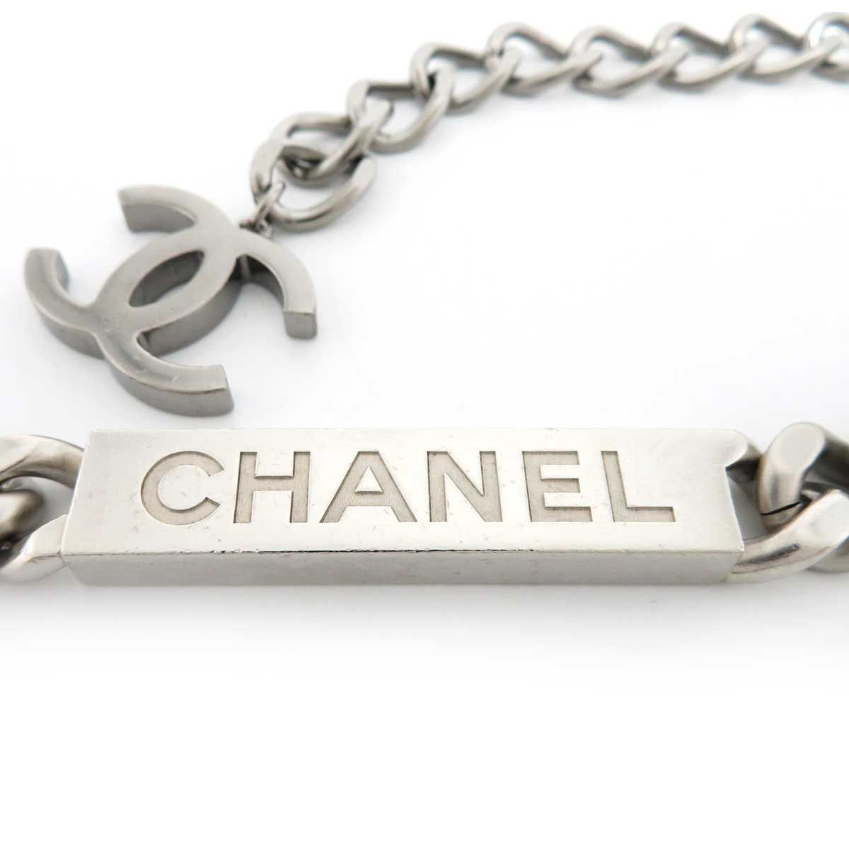 シャネル ココマーク カーブチェーンベルト メタル ユニセックス シルバーカラーグラデーション CHANEL【中古】 【アパレル・小物】 - メルカリ