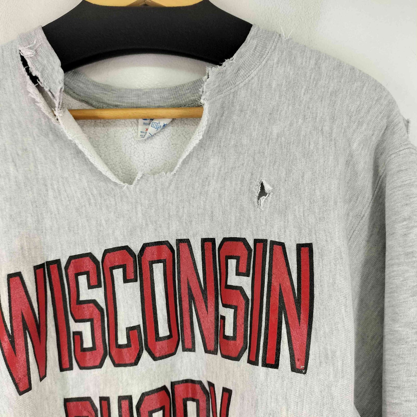チャンピオン Champion 80s USA製 トリコタグ REVERSEWEAVE WISCONSIN 