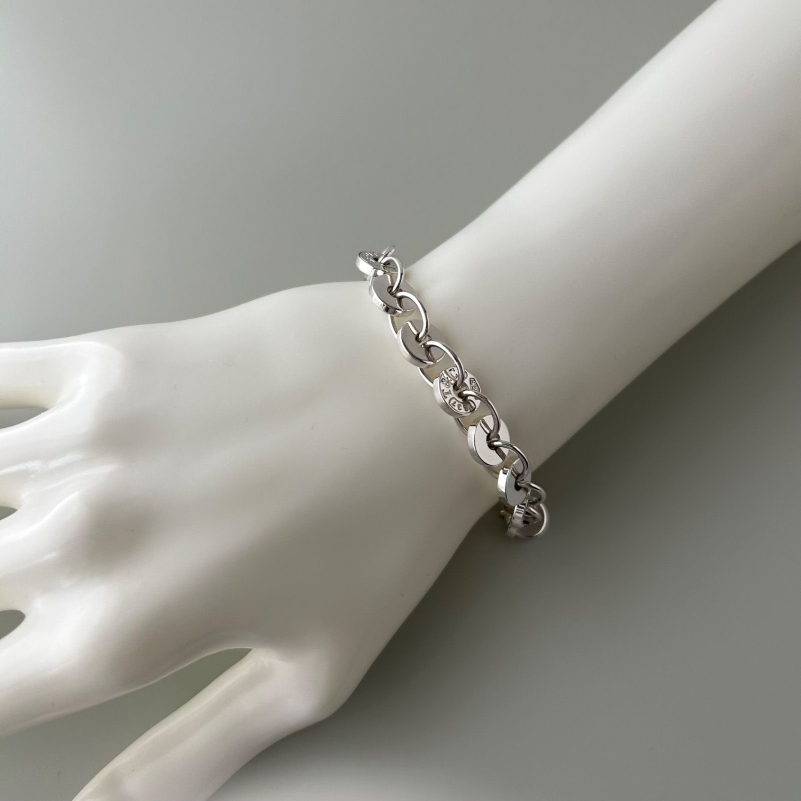 Roger様 ティファニー 希少 ブレスレット 1837 サークル AG925 TIFFANY