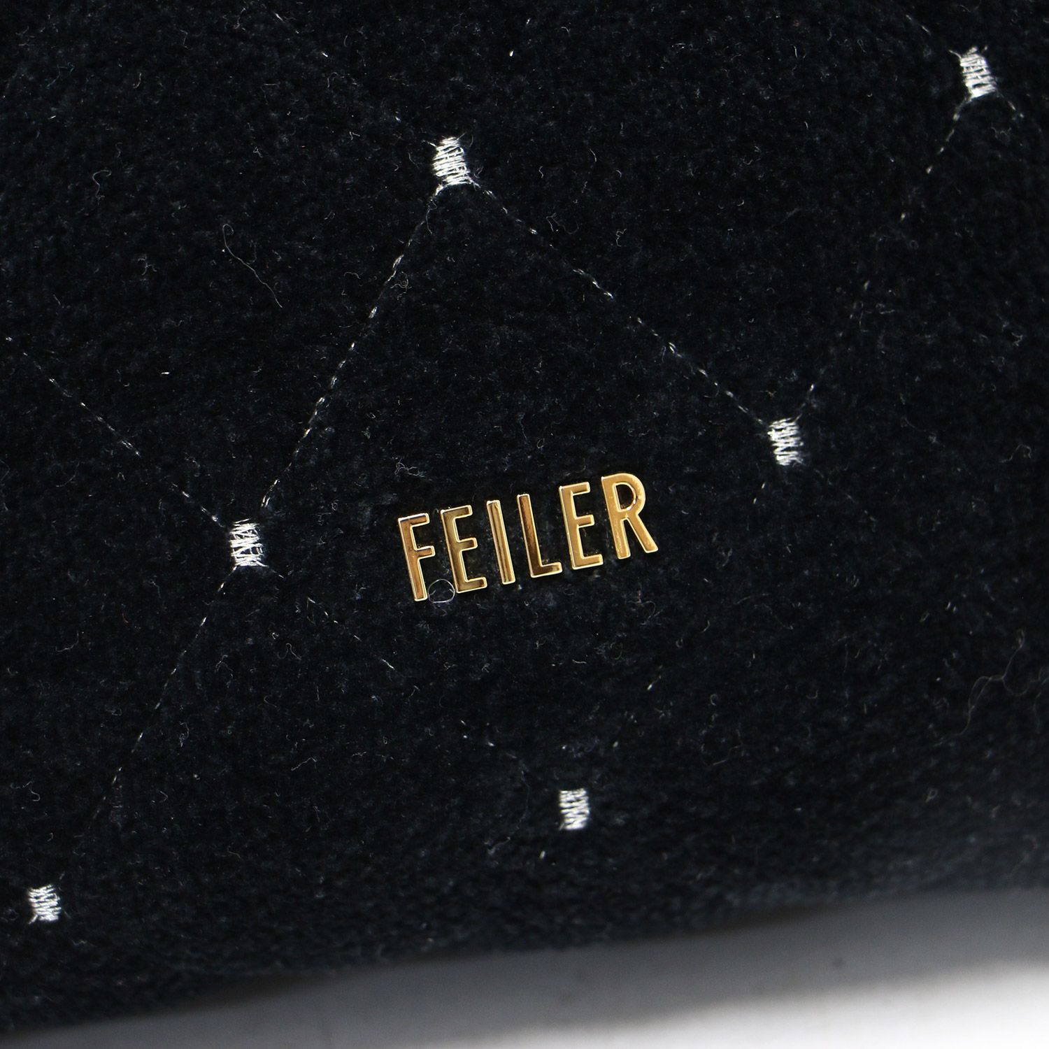FEILER フェイラー ハンドバッグ キルティング ダイヤ柄