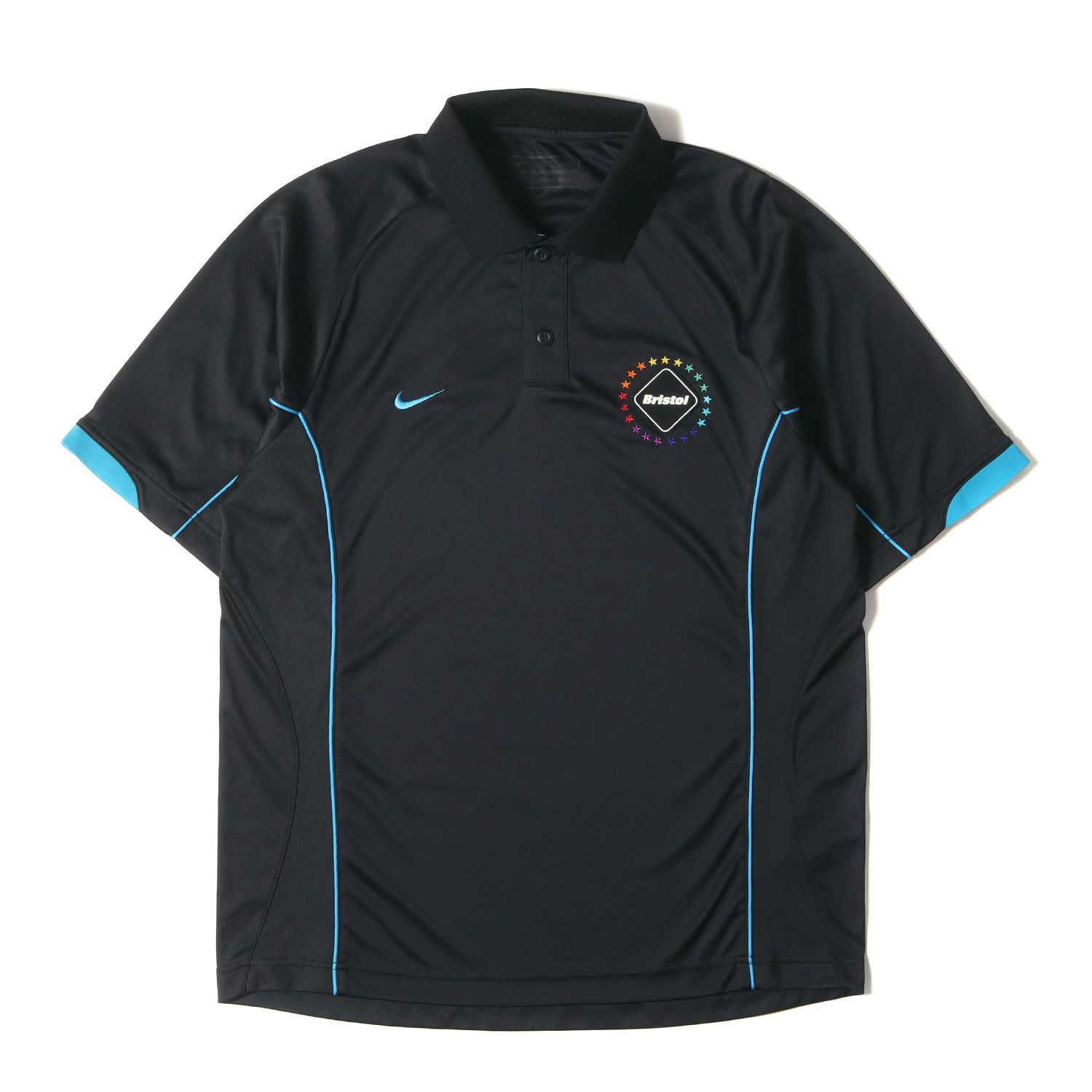 BRISTOL　Nike　レインボースターポロシャツ F.C.Real Bristol エフシーレアルブリストル ポロシャツ サイズ