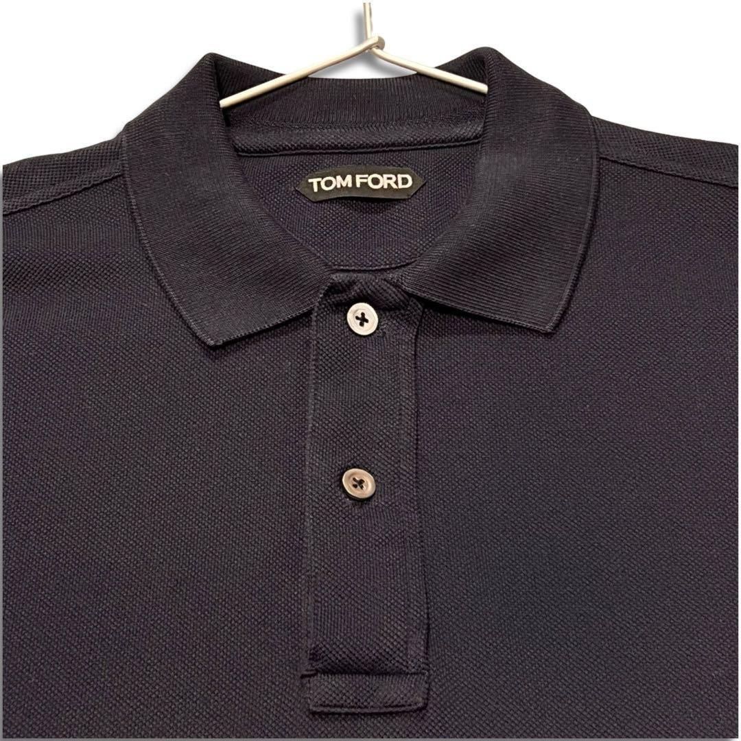 TOM FORD トム フォード POLO ドライ ポロシャツ ネイビーメンズ ...