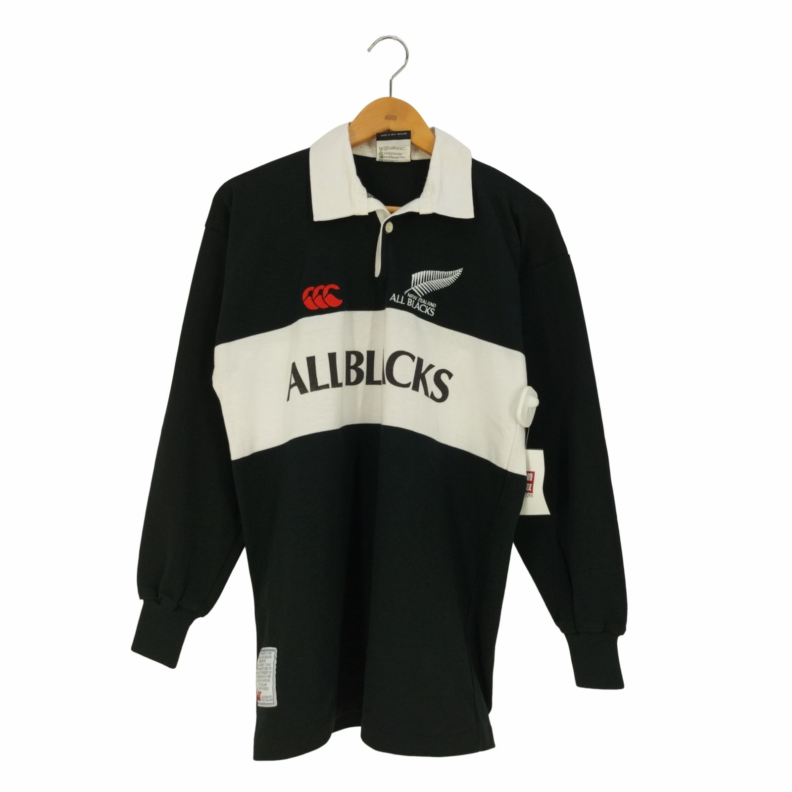 Canterbury ニュージーランドオールブラックス ラガーシャツ M Canterbury ニュージーランドオールブラックス ラガーシャツ M