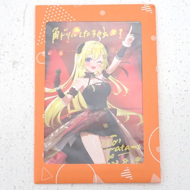 三重店】ホロライブ 角巻わため 誕生日記念2022 直筆サイン