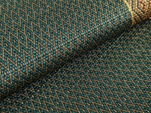 平和屋着物○ひなや工房 くむ・あむ・おる 伊豆蔵明彦 組織 全通柄袋帯