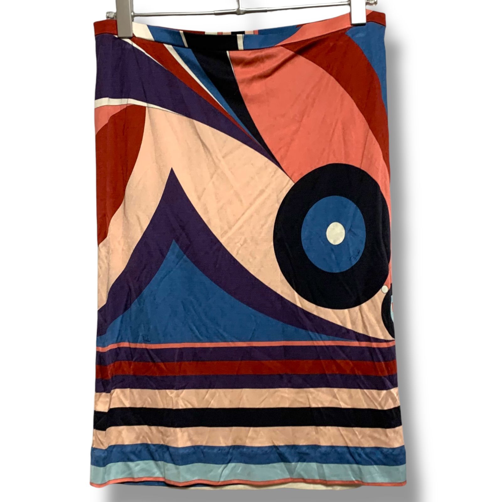 EMILIO PUCCI エミリオプッチ マルチカラー 幾何学柄 ロングスカート