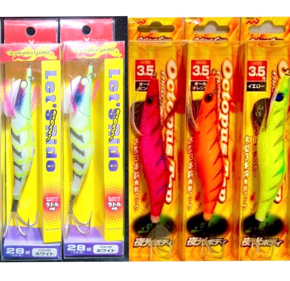 激安釣具 タコエギ マルシン漁具 オクトパスタップ レッツライド