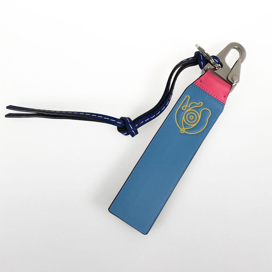 ロエベ LOEWE アイネイチャー レザー キーホルダー ec【中古