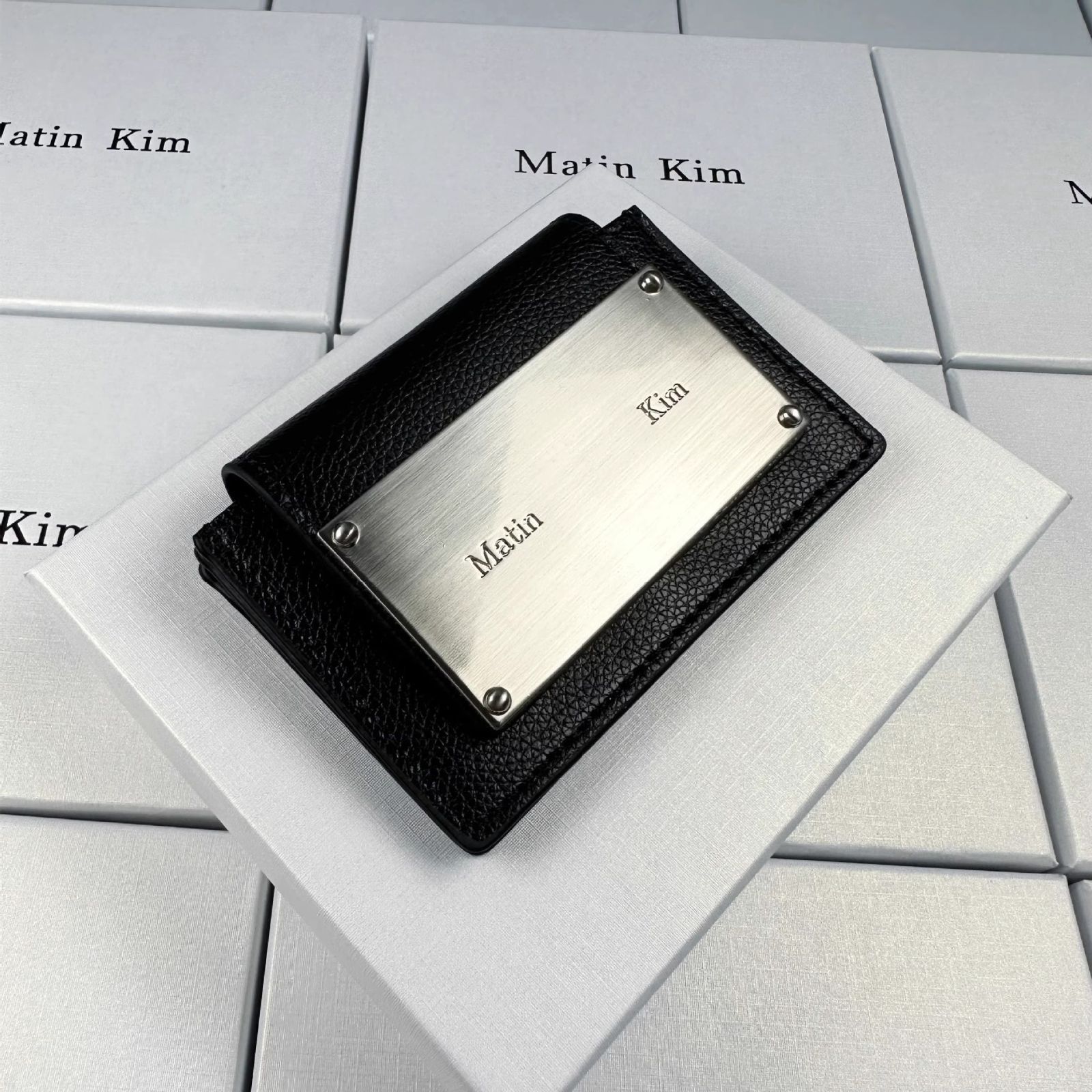 Matin Kim マーティンキム カードケース 名刺 ミニ財布 ブラック 黒 楽天市場】Matin Kim マーティンキム 名刺入れ 財布並行輸入品