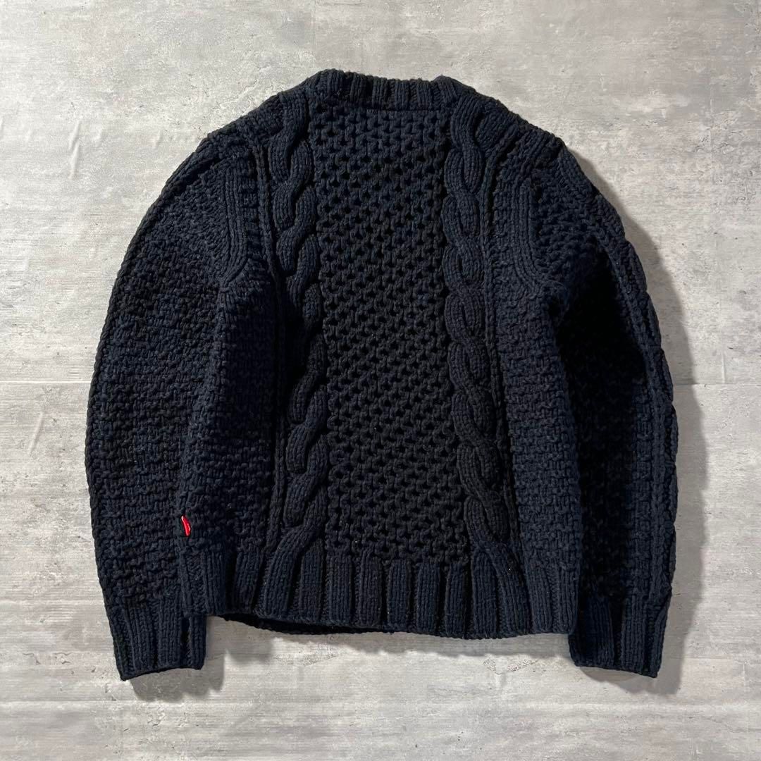 ボリューム感満載◎】WTAPSアランニット古着セーターストリート窪塚