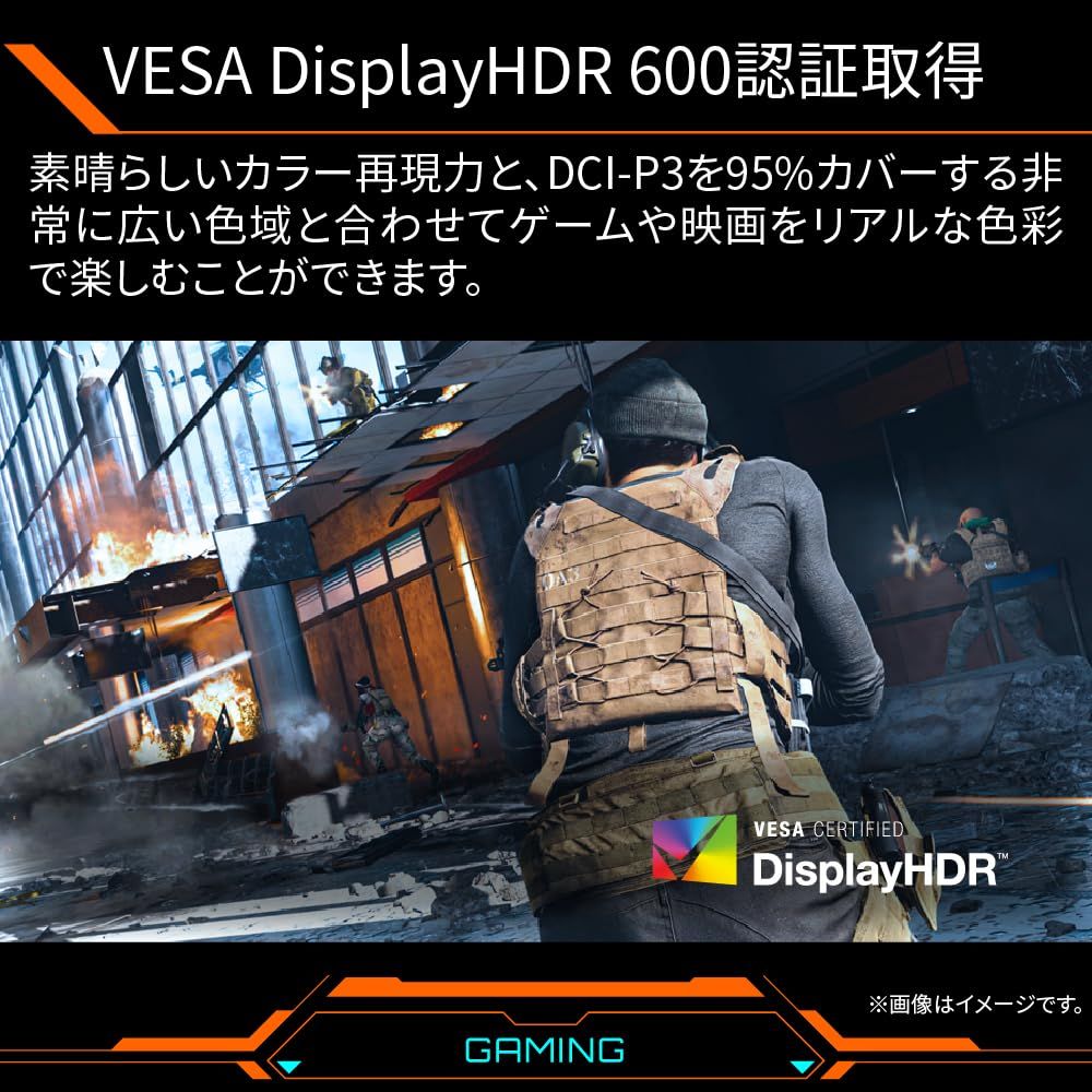 GIGABYTE ゲーミングモニター 27インチ UHD 平面モニター 160Hz 1ms HDR対応 M27U