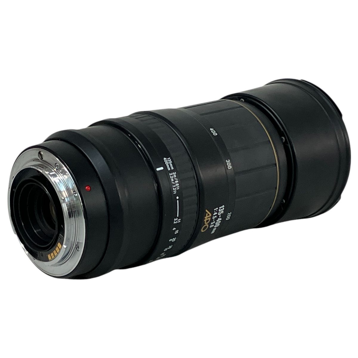 SIGMA 135-400mm 1:4.5-5.6 APO DG 一眼レフカメラ用レンズ フード付き くもりあり ジャンク N9574631 -  メルカリ