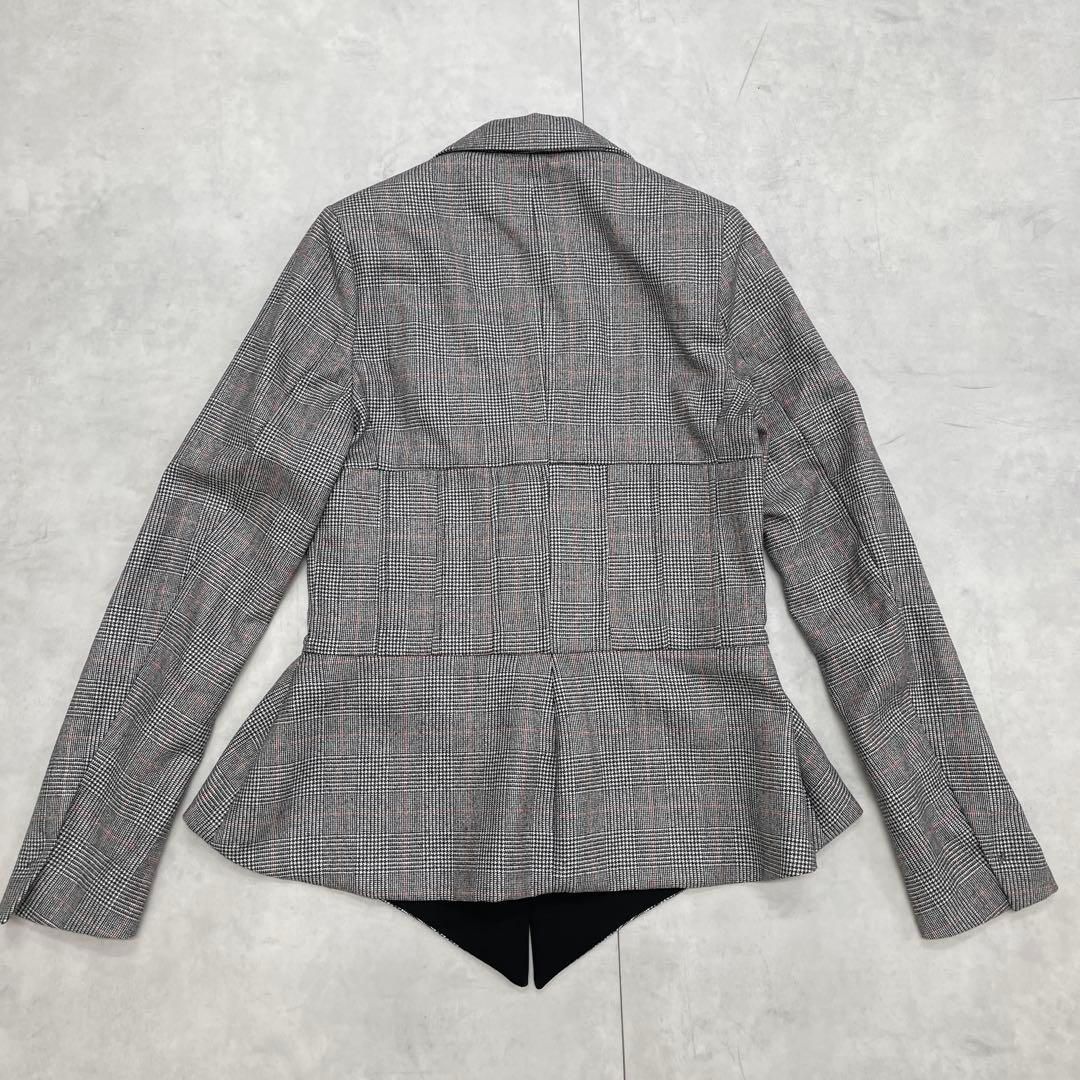 GIUSEPPE DI MORABITO ジュゼッペディモラビト ジャケット グレンチェック フ ウール グレー 40