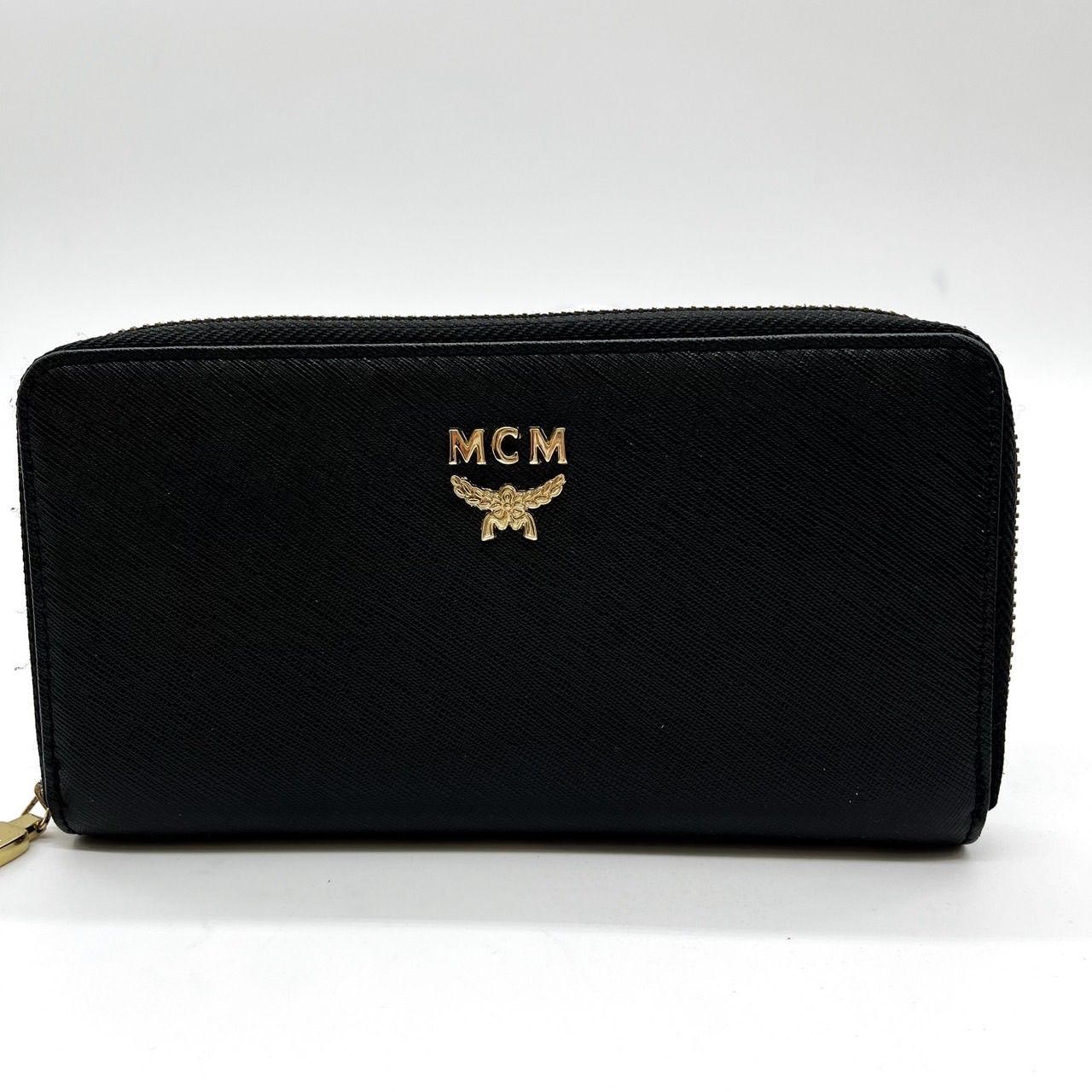 MCM ブラックレザー 長財布 エムシーエム Mode Creation Munich(MCM) 財布 長財布 フラップ