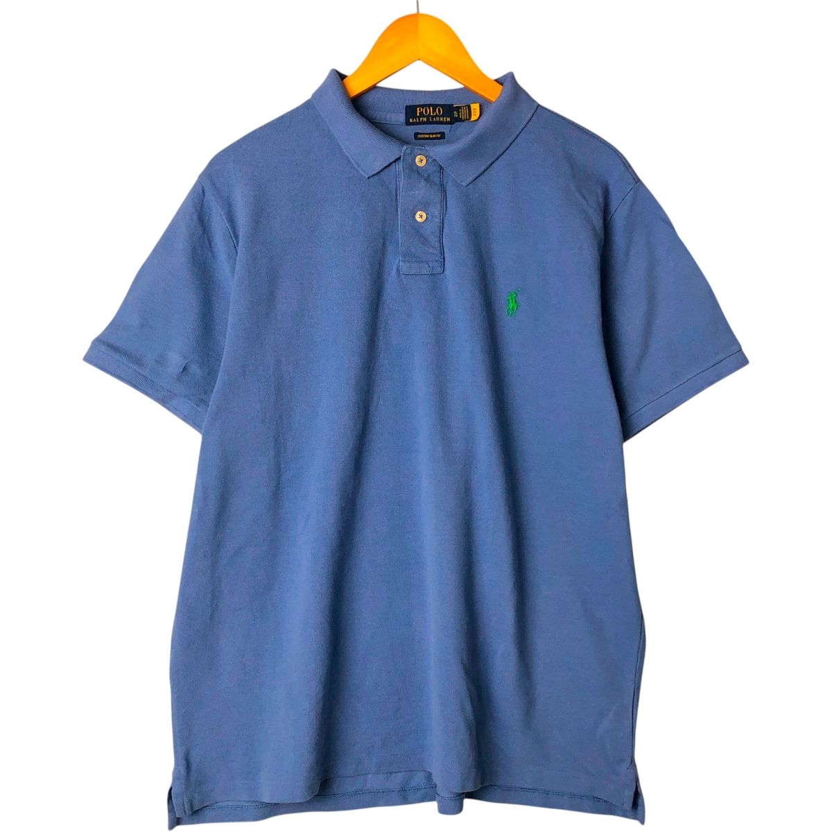 古着 ラルフローレン Ralph Lauren POLO RALPH LAUREN CUSTOM SLIM FIT 半袖 ポロシャツ メンズXL相当/eaa576359