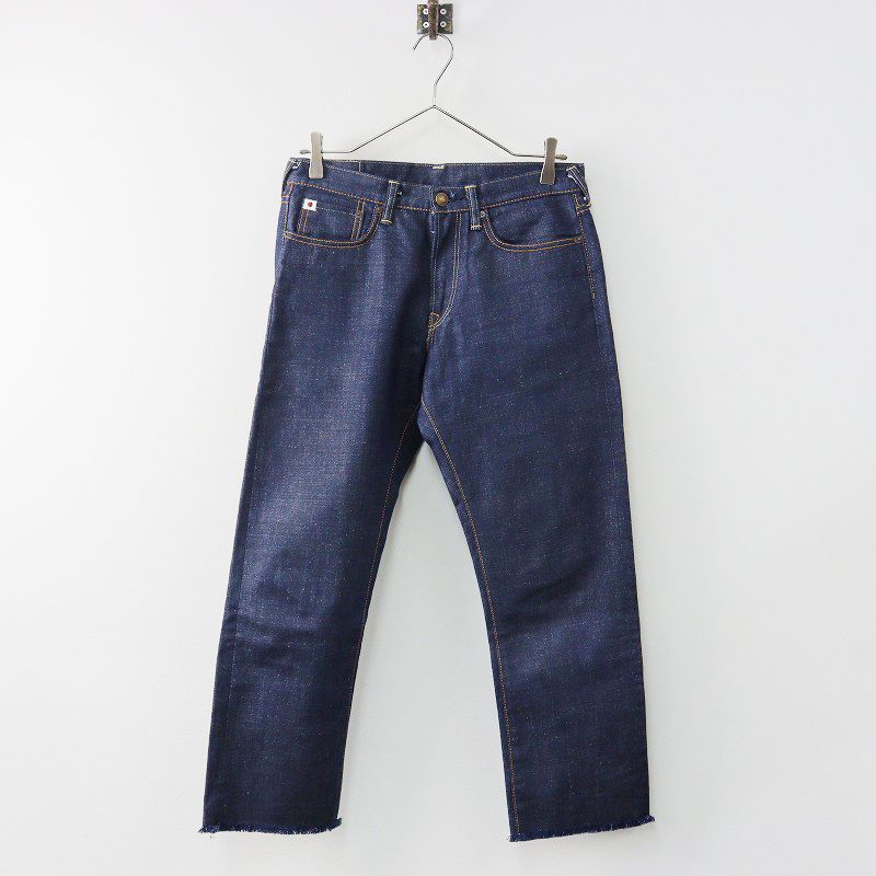 フォーティーファイブアール 45R コットン 裾フリンジ デニムパンツ 29 