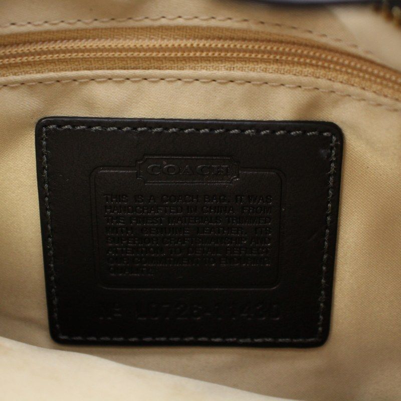 コーチ COACH シグネチャー ワンショルダーバッグ キャンバス レザー