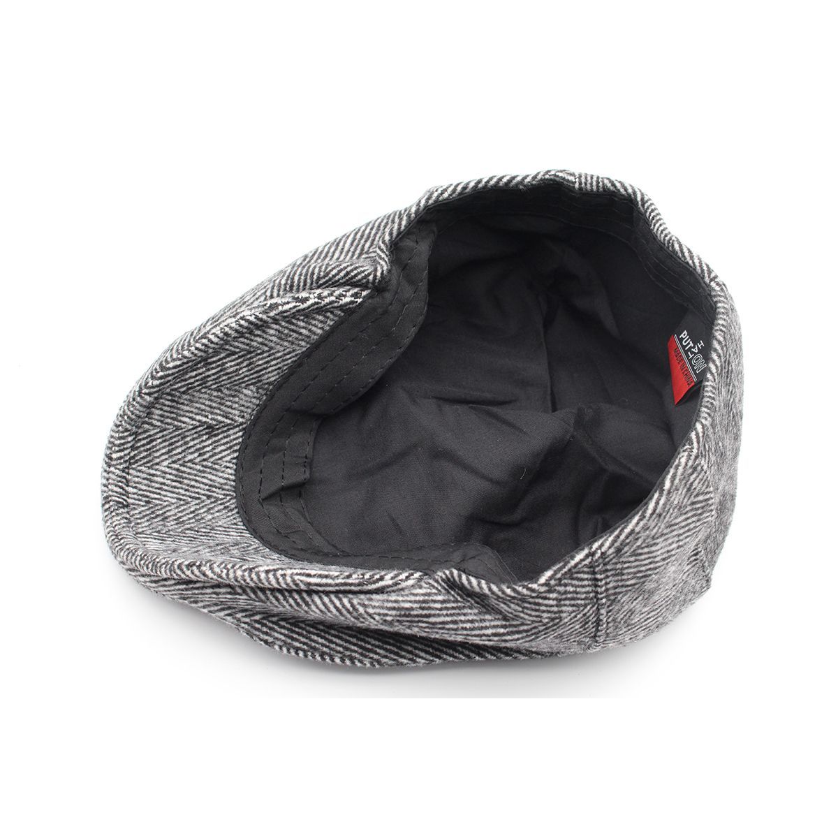 ハンチング帽子 杢柄 ヘリボーン ウール混 帽子・キャップ 57㎝ メンズ ・レディース HC120-2