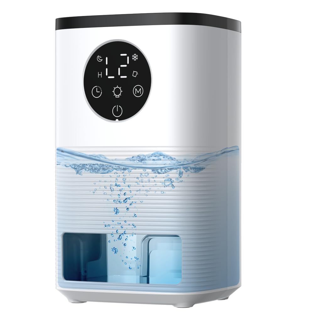 7色ムードライト 自動除霜機能 強除湿|睡眠モード コンパクト 24時間切タイマー 省エネ 狭所向け 満水自動停止 梅雨|結露|カビ対策 1600MLタンク じょしつき 静音設計 部屋 強力除湿 脱衣所 トイレ ペルチェ式 クローゼット対応 小型 新