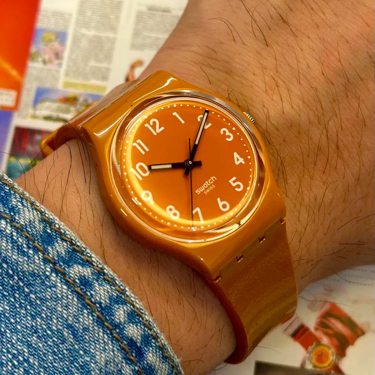 100%新品，送料無料 10 年版) ヴィンテージ SWATCH(スウォッチ) 紳士 