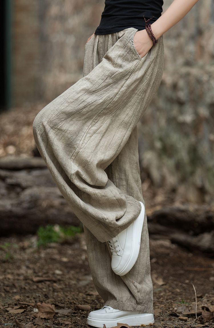 ワイドパンツ レディース きれいめ パンツ ゆったり タック