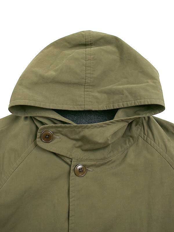 comoli コモリ フーデッドコート Q03-04012 COMOLI コモリ 19AW フーデッドコート カーキ 2 Q03-04012