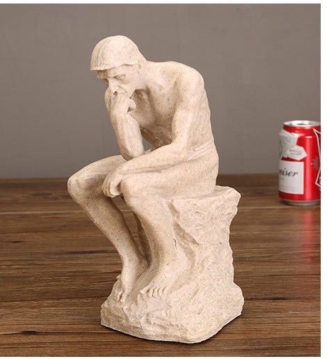 考える人 置物 オブジェ インテリア ヨーロッパ 北欧 アンティーク
