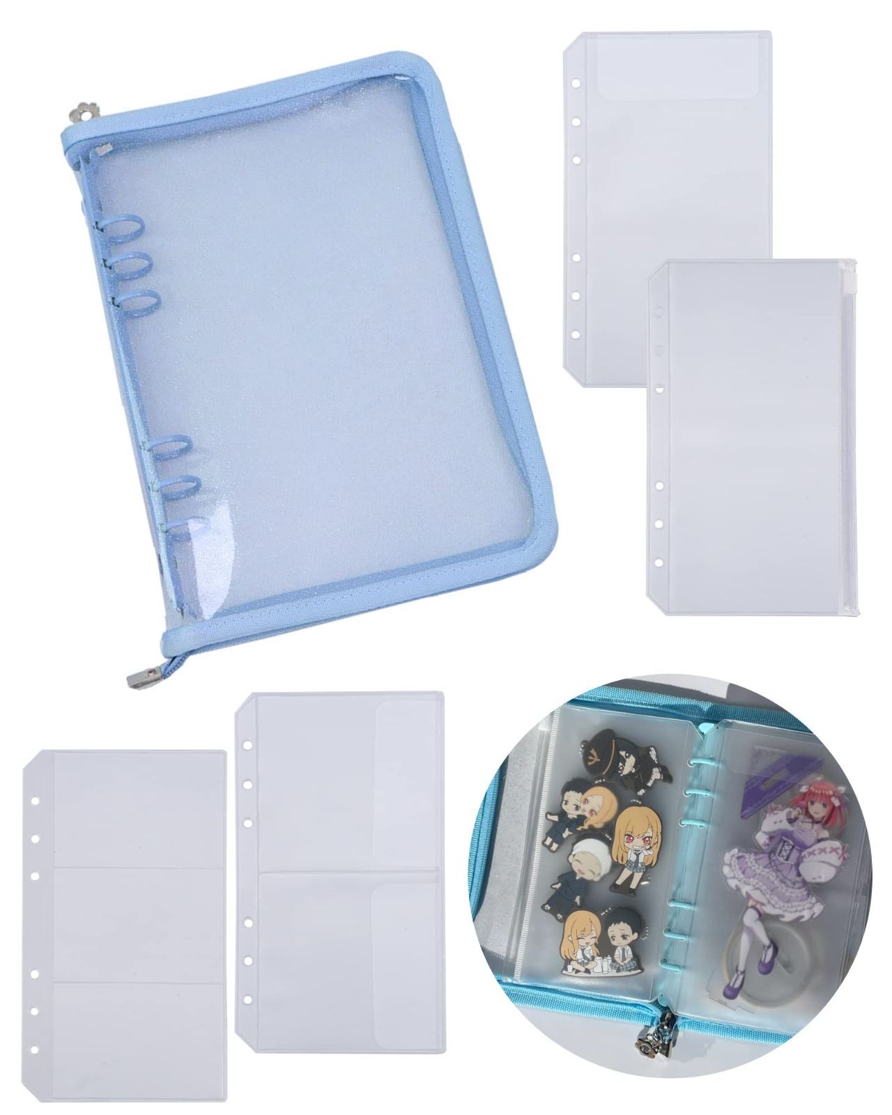 ブック (A6 オタ活グッズ 持ち運び 持ち歩き 推し活グッズ ファイル