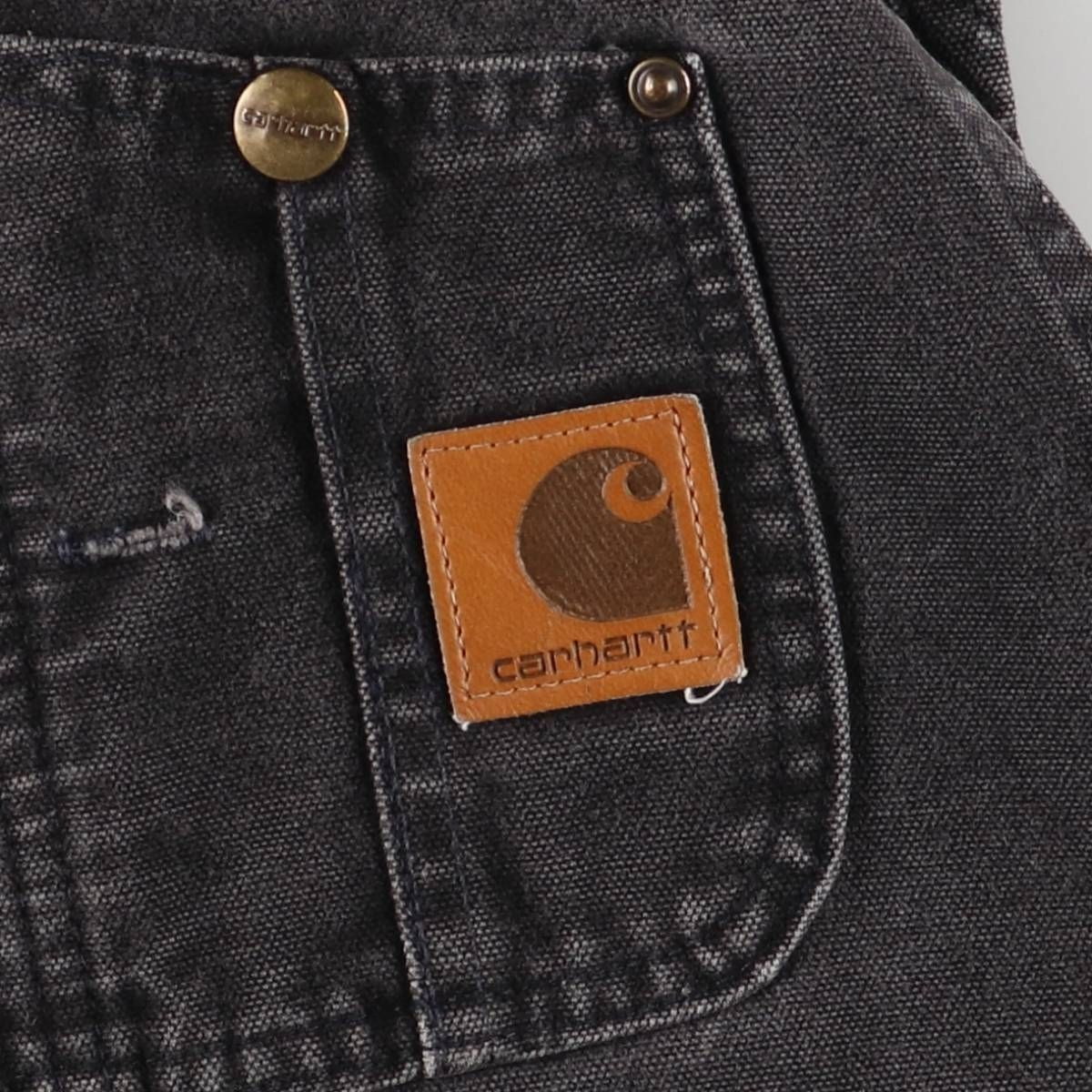 古着 カーハート Carhartt ダブルニー ダック オーバーオール メンズw35相当 eaa583955 KIN-KAAI_COM