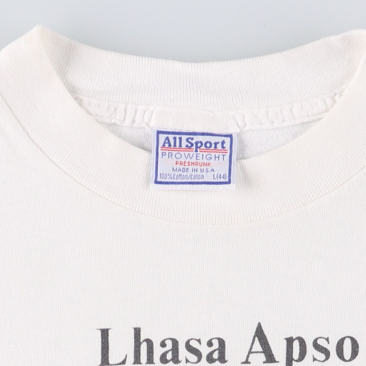 ラサアプソ柄 アニマルTシャツ