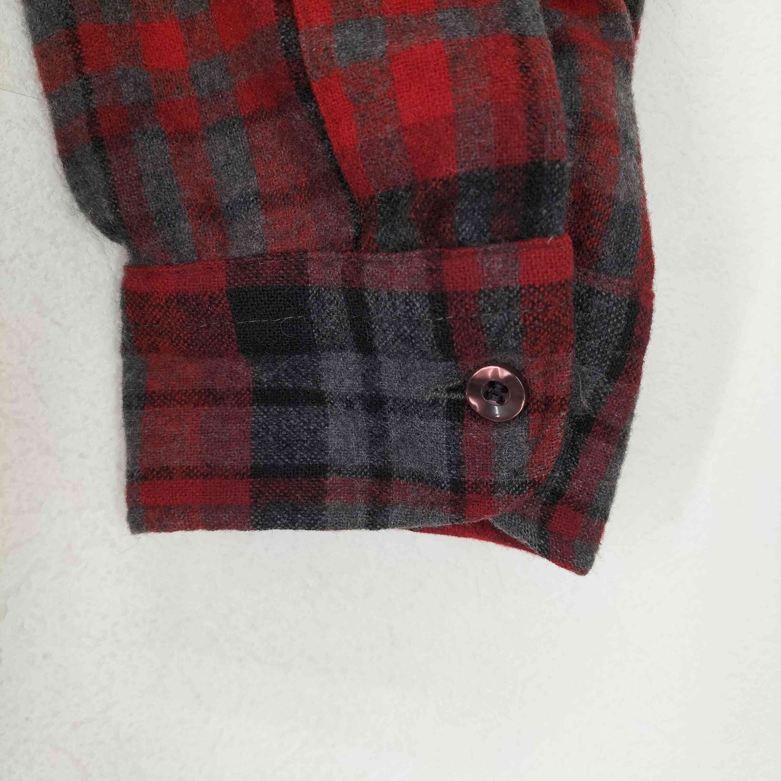 ペンドルトン PENDLETON USA製 チェック柄 ウール ネルシャツ メンズ