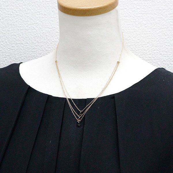 MIZUKI K14YG トルマリン ペンダントネックレス 0.585ct FORTGASGNV_COM_BR