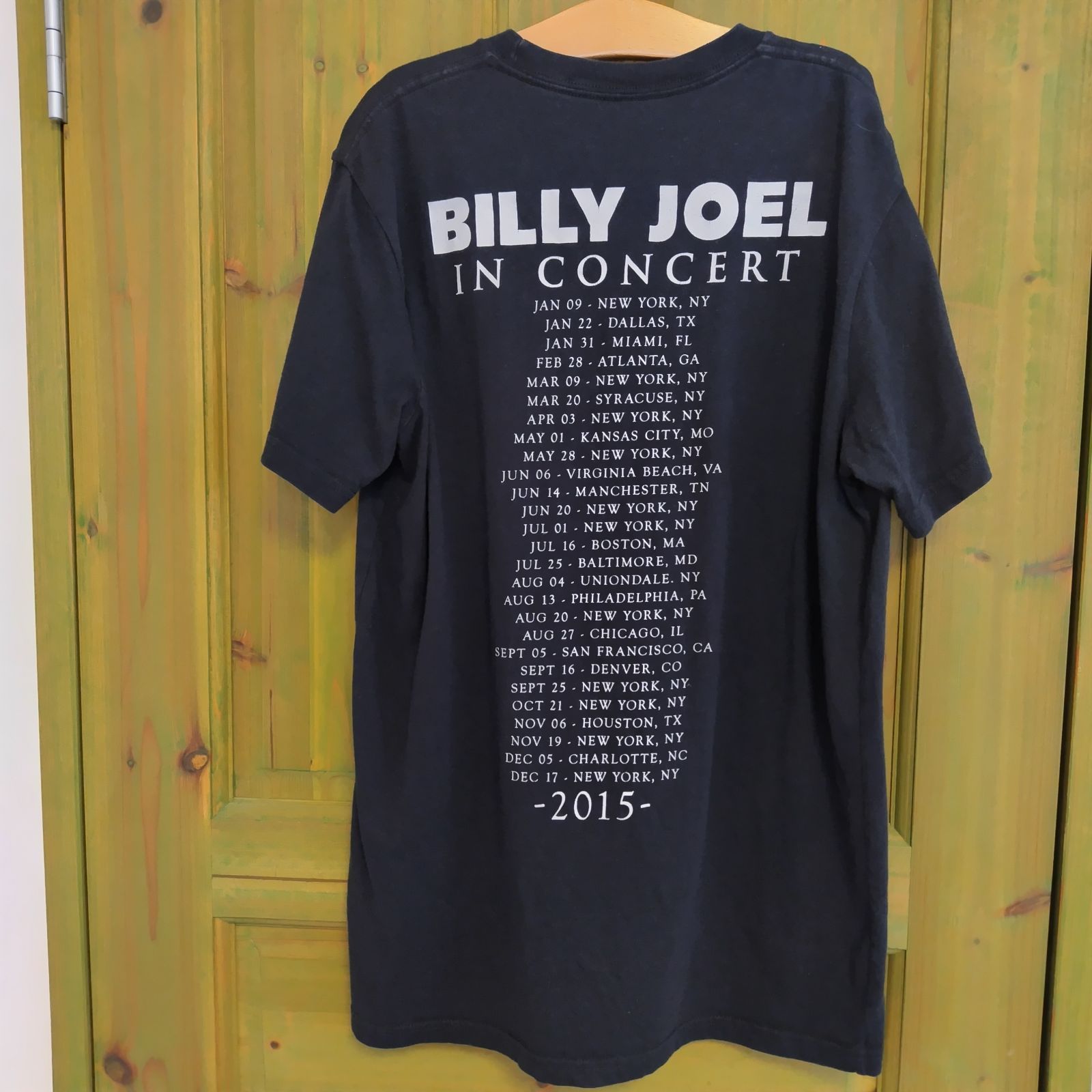 ビリージョエル BILLY JOEL IN CONCERT 2015年 北米ツアー 限定T