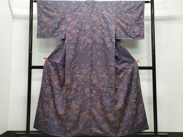 平和屋着物●訪問着　更紗花唐草文　金彩　正絹　逸品　未使用　CAAY2881vf 平和屋着物○訪問着 更紗花唐草文 金彩 正絹 逸品 未使用 CAAY2881vf