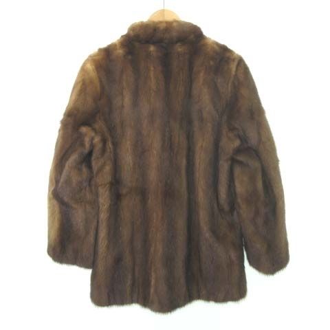 サガミンク SAGA MINK 美品 毛皮 ミンク コート 9 約Mサイズ