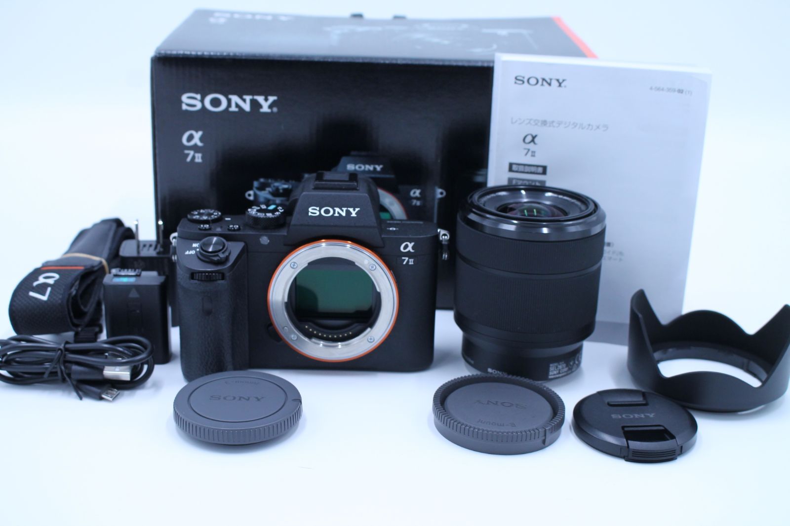 シャッター回数4461回！□極上品□ SONY α7II ズームレンズキット 