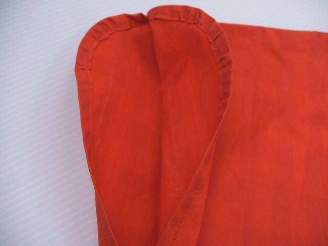 年末セール R-D.M.Co- コットンタイプライターVネックリボンドレス 3541 定価56000円 ワンピース レッド オールドマンズテーラー 2-0725S♪ 日本の皆様に販売します！