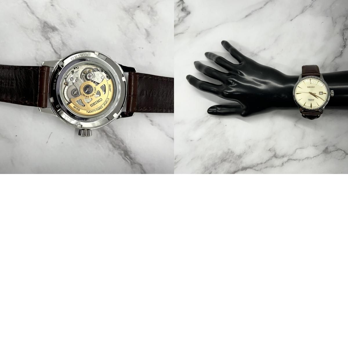 極美品】 SEIKO PRESAGE セイコー プレザージュ 自動巻き 4R35-01T0 
