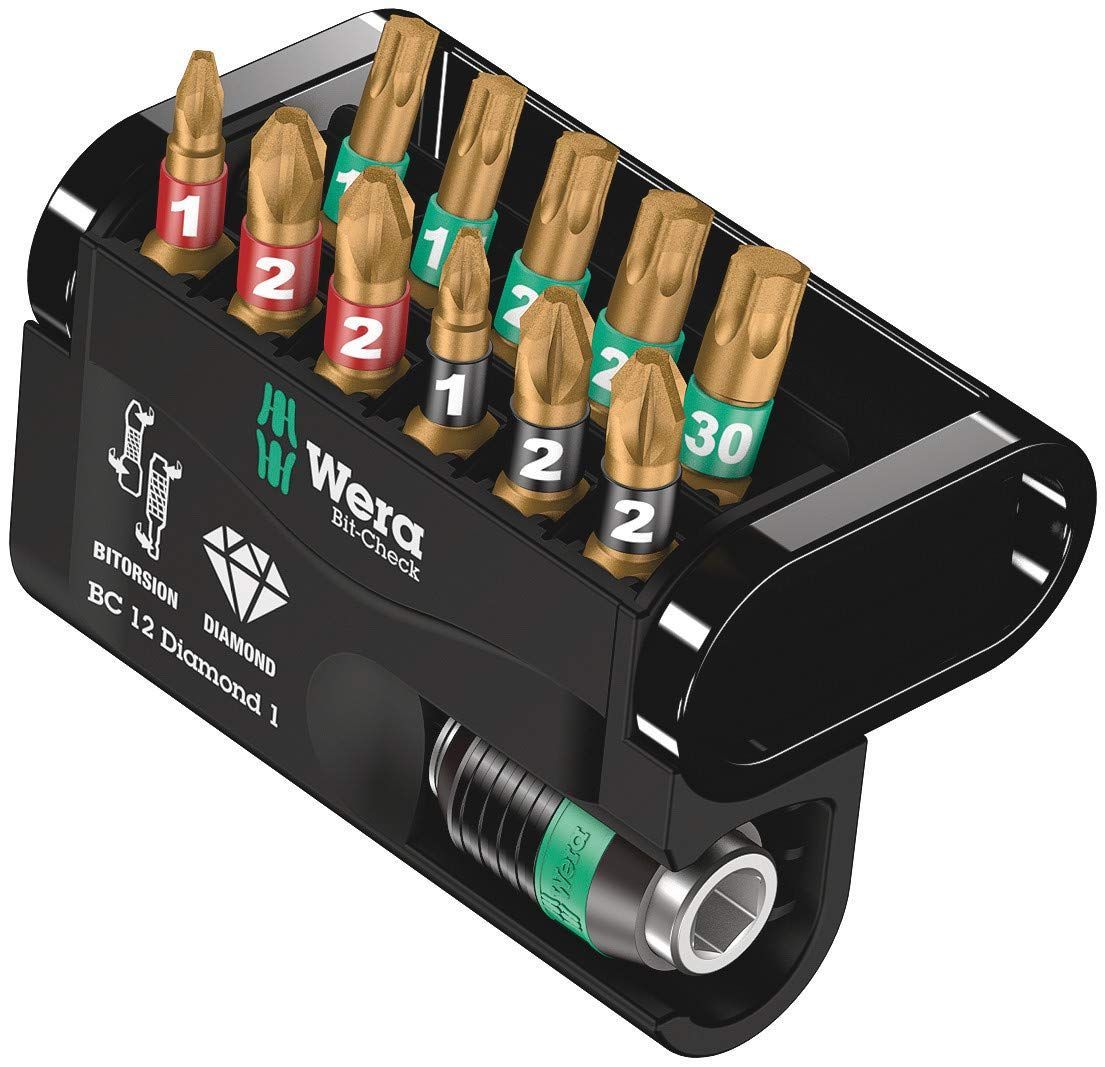 Wera ヴェラ バイトーションダイヤモンド ビットチェック 11本 ラピダプター 057421