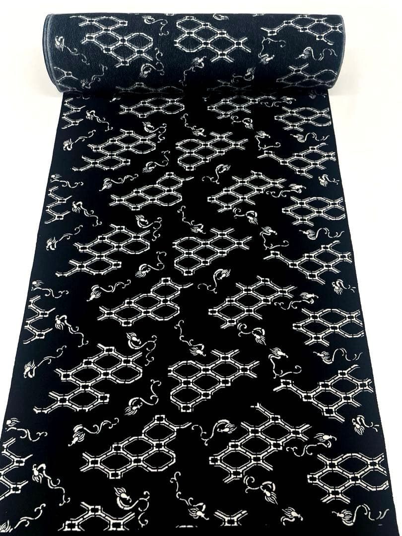 ★新品未使用★小紋 本藍染 着物 通産大臣賞受賞さざれ縮緬 浜ちりめん 美品【藍染】縮緬 正絹 小紋 袷s628 | 着物 夢美月