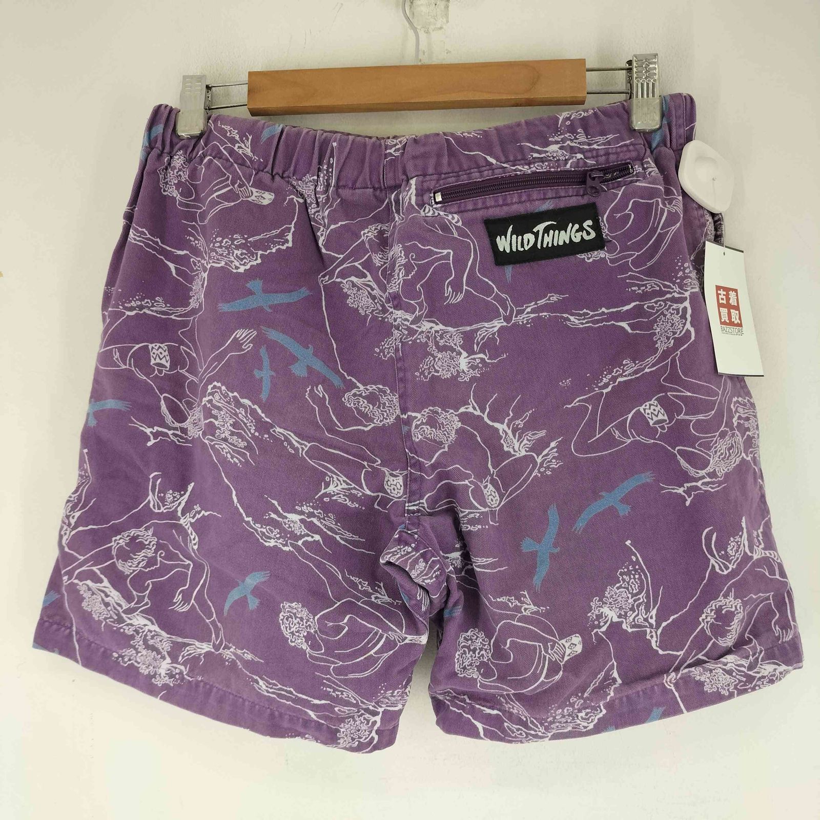 送料無料 ★ WILD THINGS ★ 総柄 ショーツ M ワイルドシングス ハーフ ショート パンツ フェス 登山 アウトドア 希少 クライミング WILD THINGS(ワイルドシングス) 総柄 ショーツ メンズ パンツ