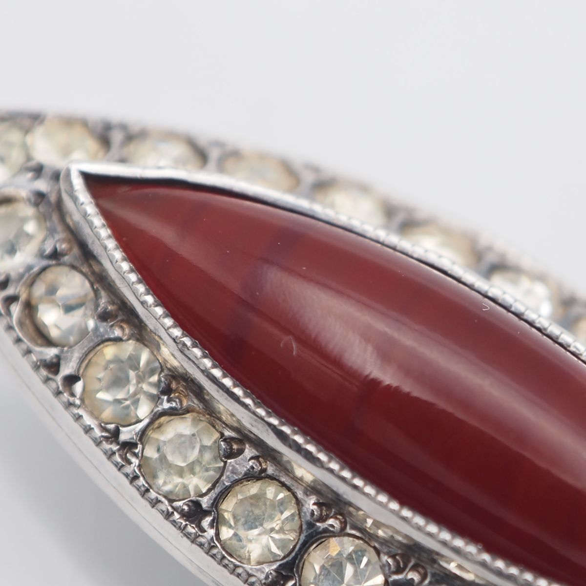 B703 レッドアゲート 赤瑪瑙 メノウ SILVER刻印 ロケット