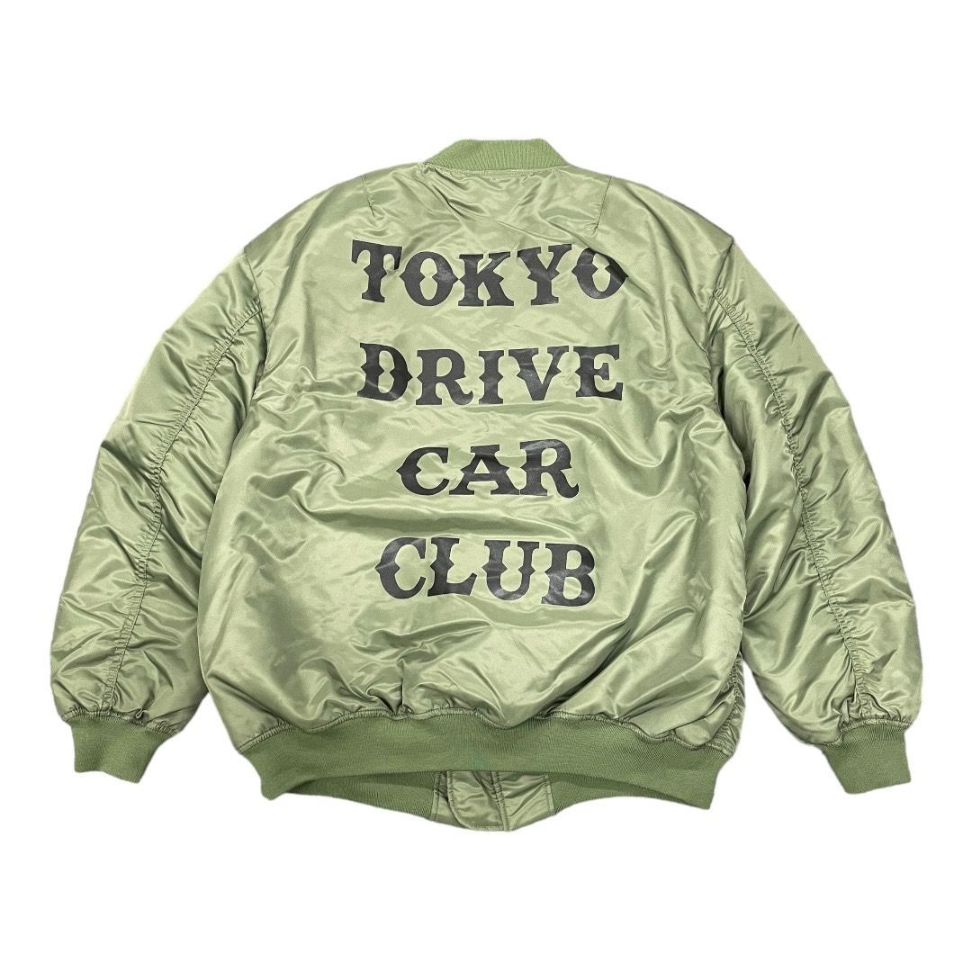 tokyodrivecarclubトーキョードライブカークラブスタジャンma-1 tokyodrivecarclubトーキョードライブカークラブスタジャンma-1