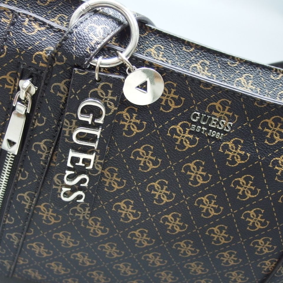 GUESS】 ゲス トートバッグ SG788124 ブラウン A4 対応 大きめ 