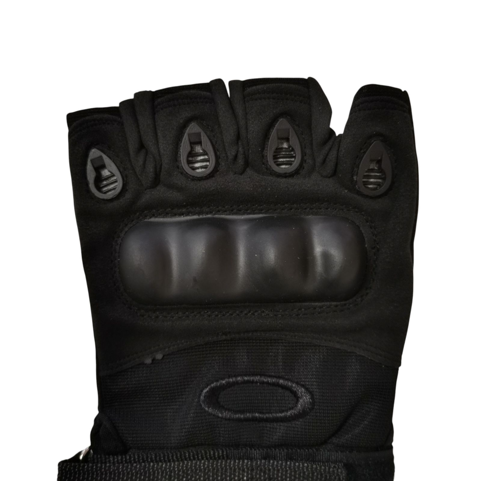 Oakley オークリータイプ ハーフフィンガーグローブ L OAKLEY 94294JP ハーフフィンガーグローブ4.0 , オークリー half finger gloveメンズ レディース キッズ  ミリタリー カジュアル サバゲ アウトドア バイク ツーリング サイクリング ドライブ プリント ループ ベルクロ ポリエステル 指なし 手袋  パッド付